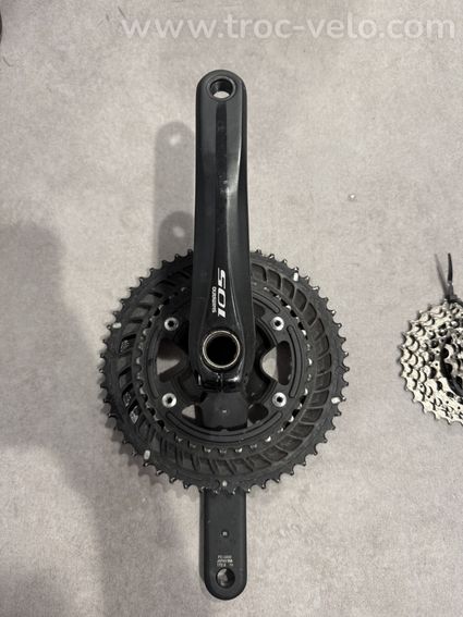 Pédalier Shimano 105 52-36 + Cassette Shimano 105 11-28 - 4