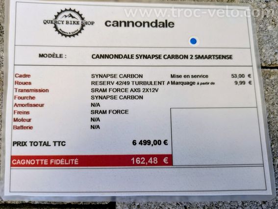 Cannondale Synapse Carbon 2 Smartsense - 9