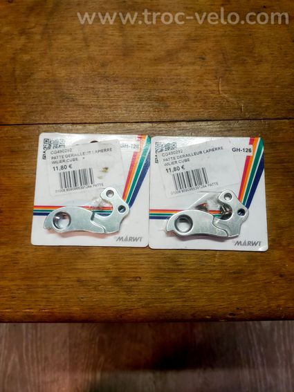 Pattes de derailleur arrière pour cadre Lapierre