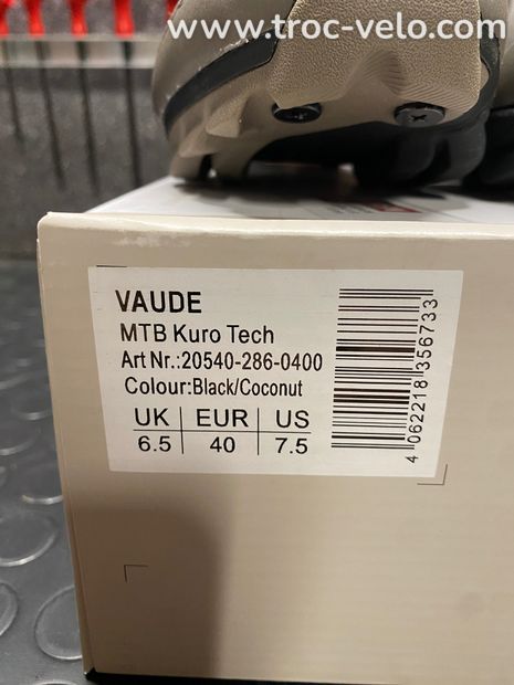 Chaussures vélo VAUDE MTB Kuro Tech - 2