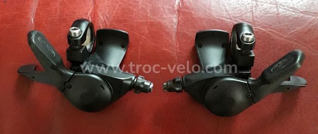 Paire de manettes shifters Shimano Deore M 511 9 vitesses en tbè  - 2