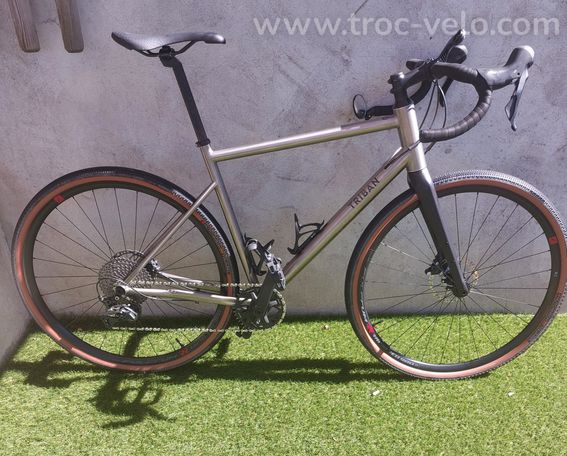 VELO GRAVEL TRIBAN GRVL 900 HOMME CADRE TITANE TAILLE L - 2