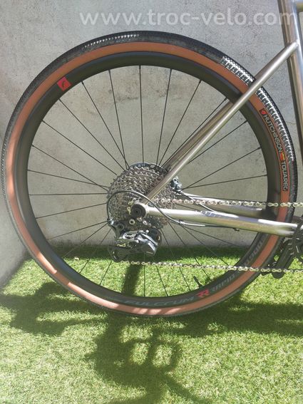VELO GRAVEL TRIBAN GRVL 900 HOMME CADRE TITANE TAILLE L - 5