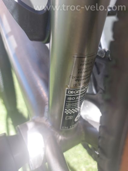 VELO GRAVEL TRIBAN GRVL 900 HOMME CADRE TITANE TAILLE L - 9