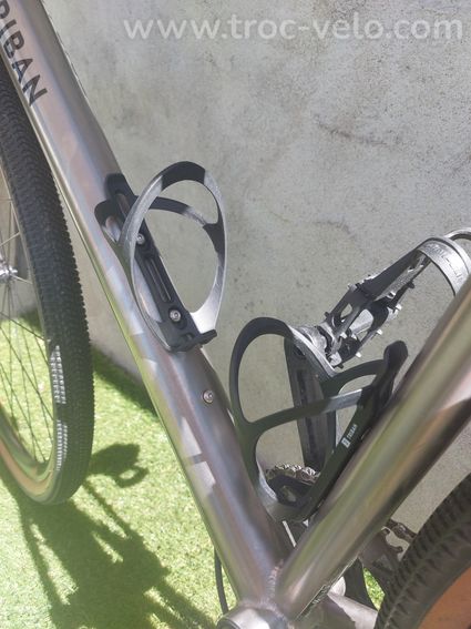VELO GRAVEL TRIBAN GRVL 900 HOMME CADRE TITANE TAILLE L - 10
