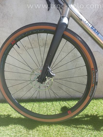 VELO GRAVEL TRIBAN GRVL 900 HOMME CADRE TITANE TAILLE L - 12