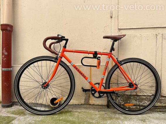 Peugeot LU01 Legend Orange – Fixie / Singlespeed – Taille 49 (S)