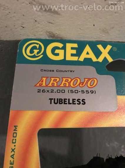 Geax arrojo tubeless