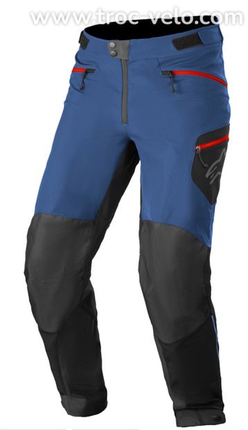 Alpinestars  Pantalon ALPS 8.0 Homme taille 28 US (Noir/Bleu) - 2