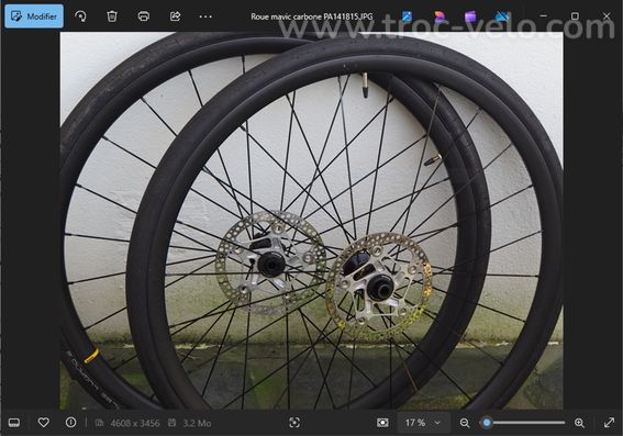 Paire de roues carbone MAVIC Allroad pro Carbon  - 3
