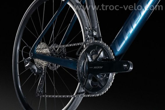 Velo De Route Lapierre Xelius Drs 5 0 Shimano 105 12v 700 Mm Bleu 2026 T L  180 192cm   Velo D Exposition - 4