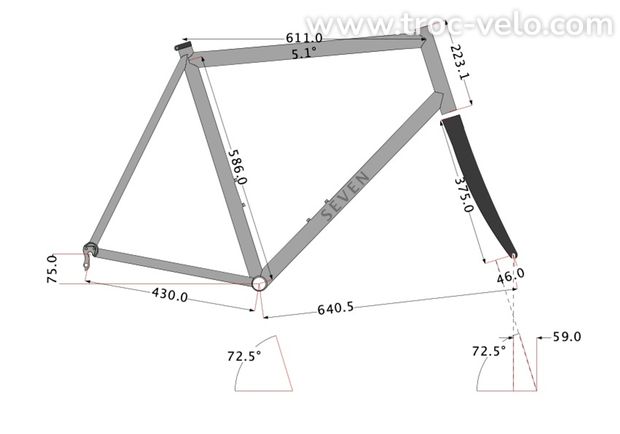 Cadre Demontable Titane Seven Axiom SL Talle 58-62 - 4