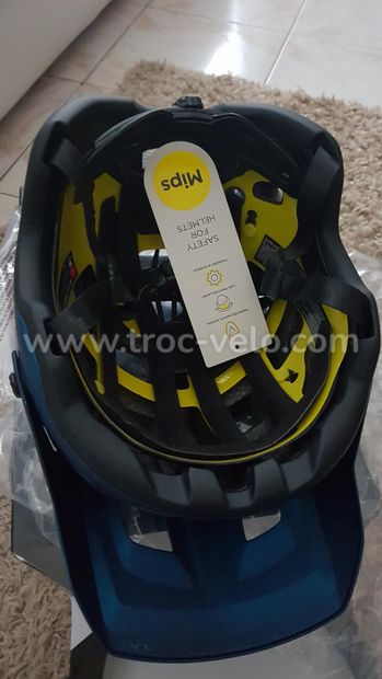 casque MET TERRANOVA MIPS TAILLE M BLUE METALLIC - 1