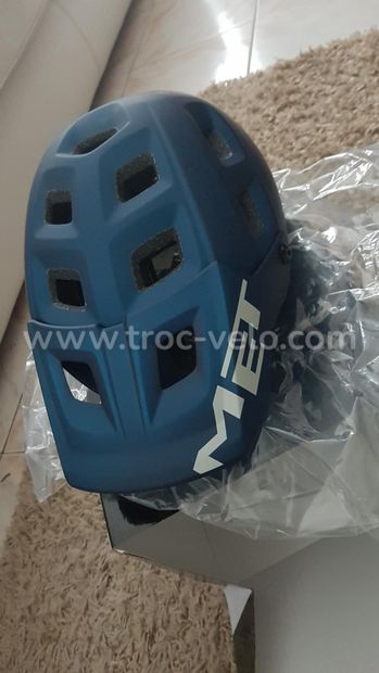 casque MET TERRANOVA MIPS TAILLE M BLUE METALLIC - 3