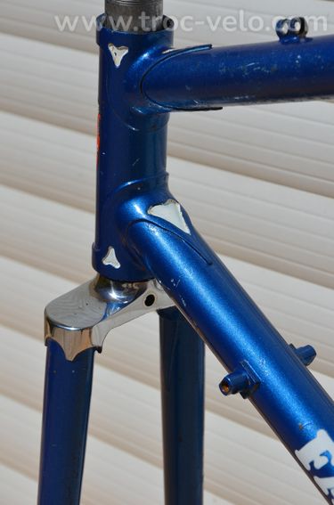 Cadre et fourche de vélo de route Famina Professional vintage en acier Columbus Aelle. - 15
