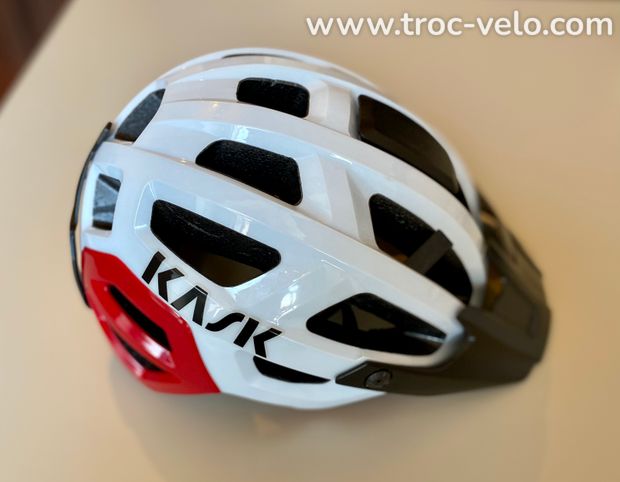 Casque KASK REX BLANC ROUGE L - 1