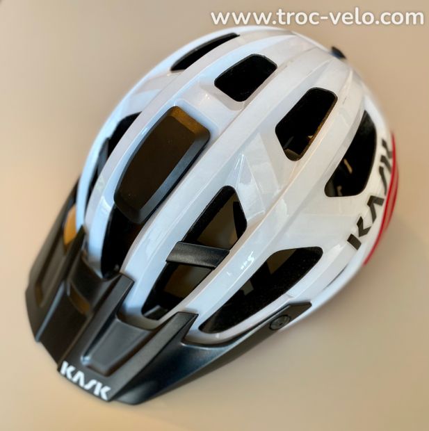 Casque KASK REX BLANC ROUGE L - 3