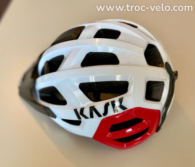 Casque KASK REX BLANC ROUGE L - 5