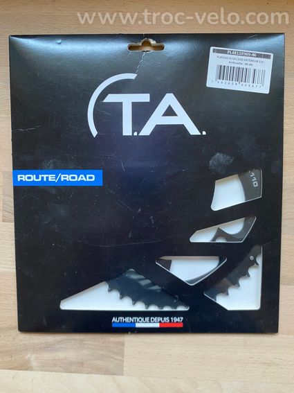 Plateau TA 46 dents extérieur noir - 3
