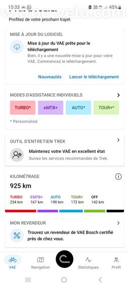 Vtt electrique TREK RAIL+ 9.7 carbone - 12