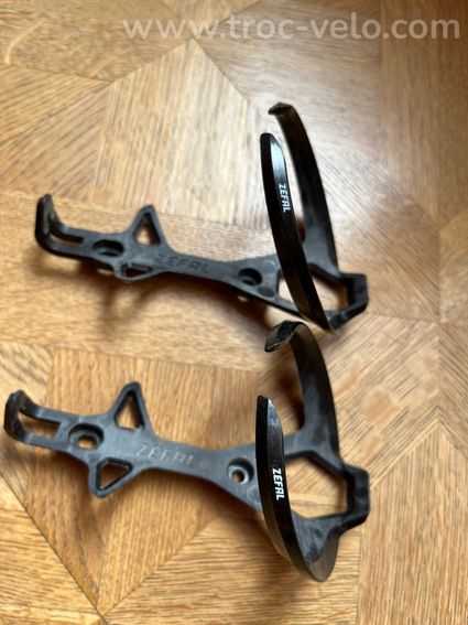 Paire de porte-bidons Zefal Pulse L2 noirs - Bon état - 2