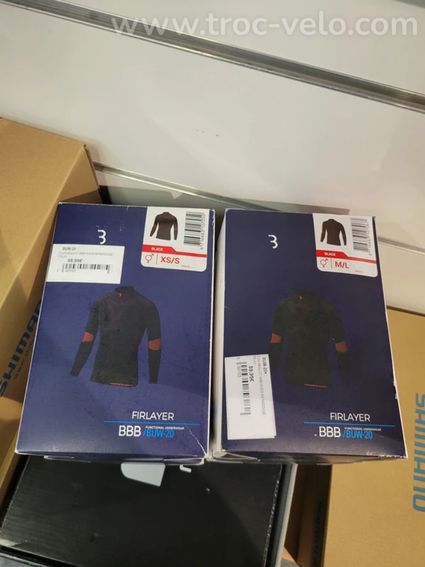 Sous-maillots de vélo BBB noir et rouge - 5