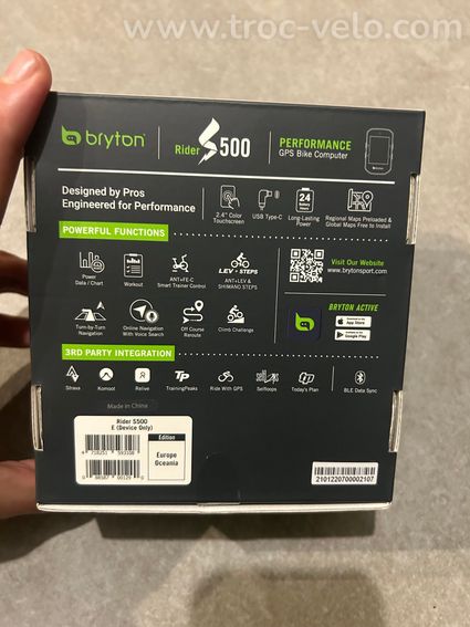Gps vélo Bryton rider S500 - 2