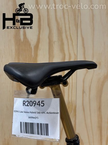 Cube Stereo Hybrid 160 HPC Actionteam 750 Carbon VTT électrique Shimano XT 2024 - 10