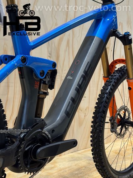 Cube Stereo Hybrid 160 HPC Actionteam 750 Carbon VTT électrique Shimano XT 2024 - 12