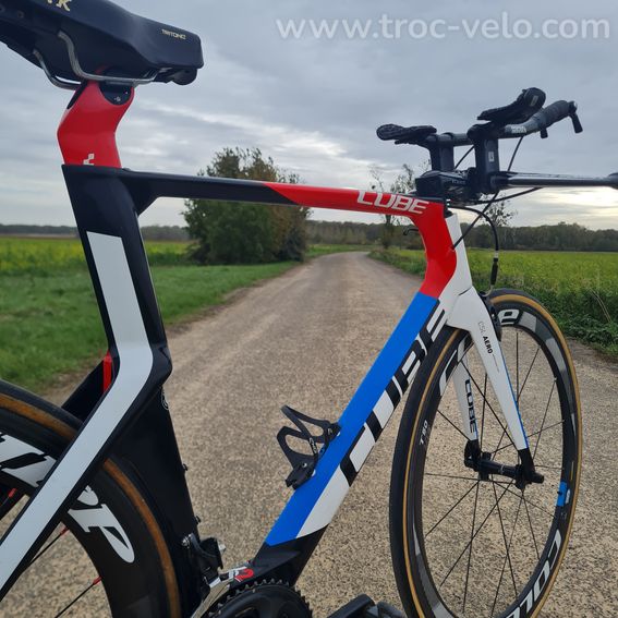 Vélo de triathlon Cube Aerium CSL Aero C:62 – Taille L – Carbone - 5