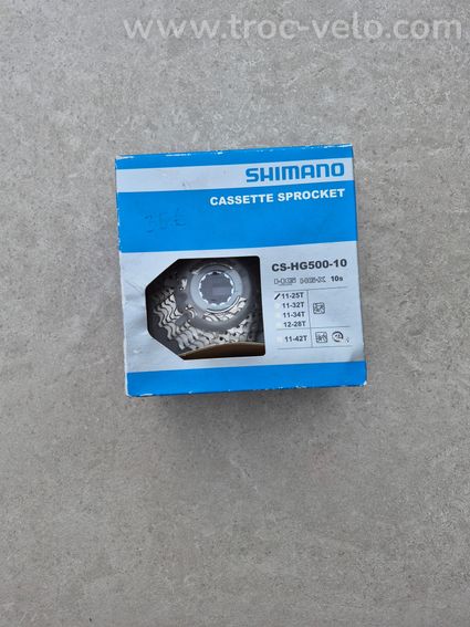Cassette Shimano CS-HG500-10 – 10 vitesses – 11-25T