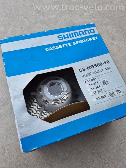 Cassette Shimano CS-HG500-10 – 10 vitesses – 11-25T - 3