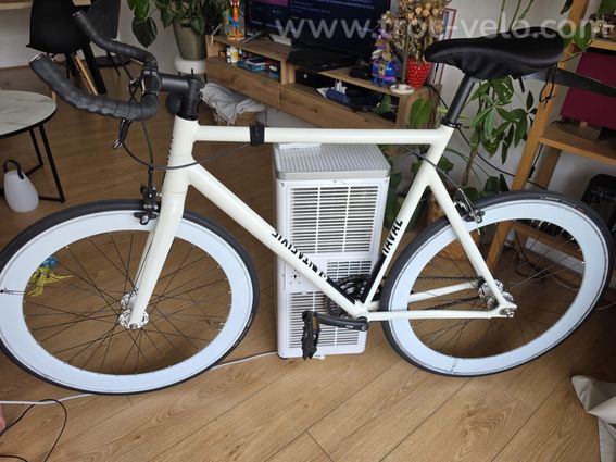 Vélo Fixie Santafixie Raval All White 60mm Taille 58 cm - 2