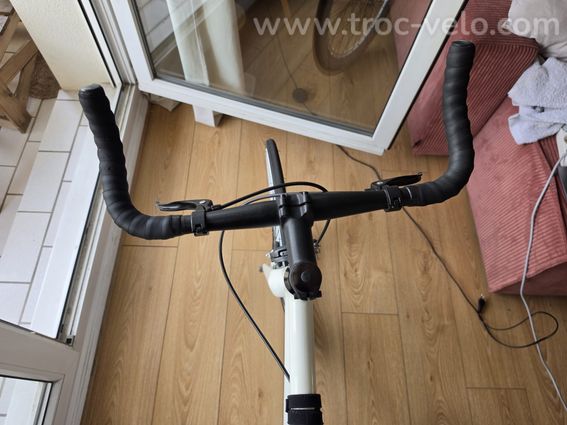 Vélo Fixie Santafixie Raval All White 60mm Taille 58 cm - 4