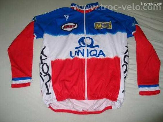 Veste velo manches longues