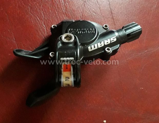 Manette Shifter Sram Impulse avant gauche triple vitesses en Tbé - 3