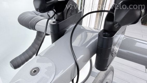 Barres aérodynamiques en fibre de carbone Canyon H36 Aerocockpit TT Triathlon - profil design BTA - 5
