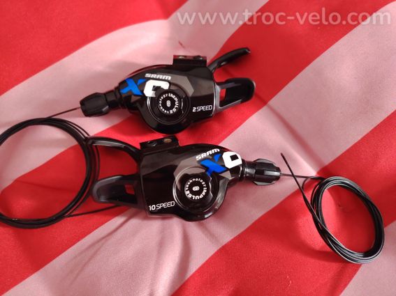 Paire de shifters sram XO 2X10 - 2