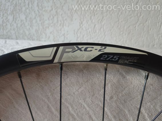 🚲 Paire de roues VTT 27.5" Giant PXC-2 + Pneus Schwalbe Nobby Nic 🛞 - 2
