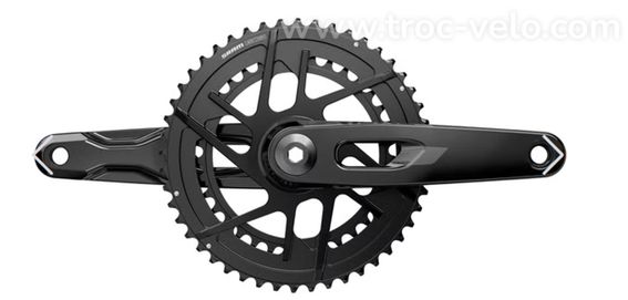Pédalier Sram Rival E1 DUB 48-35 Dents 2x12V (sans boitier) Noir