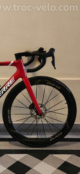 Roue avant carbone elitewheels drive 50DII