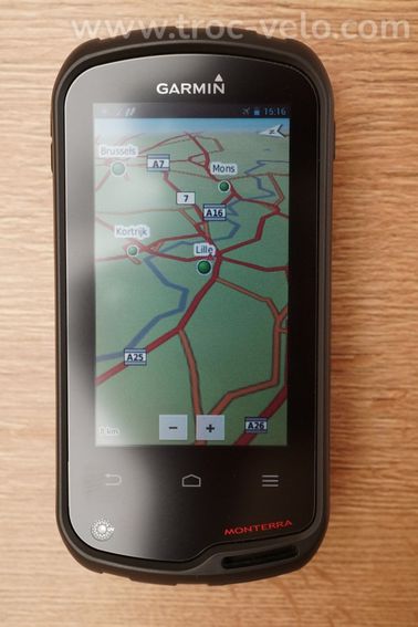 GPS Garmin Monterra sous Android