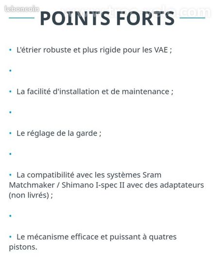 paire de freins 4 pistons TEKTRO neufs - 7