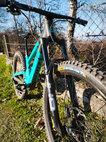 VTT Enduro Scott Genius 910 ST TR 2024 Carbone Taille S – Kit cadre complet Öhlins/FOX - 4