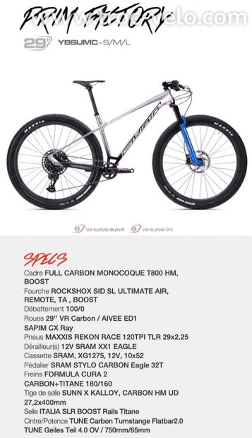 VTT SUNN PRIM 2021 FACTORY FULL CARBONE - 10