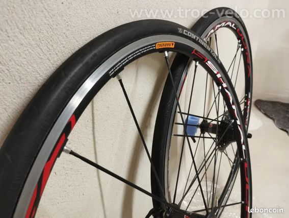 N°2 - Roues campagnolo shamal ultra pneus, vélo route course carbone  - 5