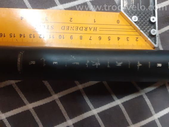 Tige de selle télescopique FOX Transfer diamètre 31,6 / 165 mm - 12