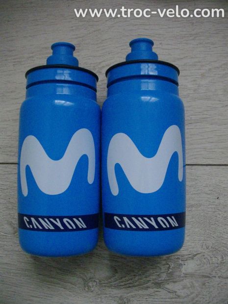 Lot de 2 bidons eau pour vélo CANYON 2024 course route vtt hydratation sport cycliste gourde nutrition - 2