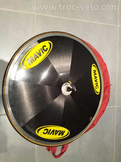 Roue lenticulaire carbone Mavic comète  - 2