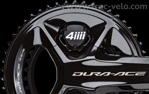 Pédalier de Puissance 4iiii Precision 3+ Pro Dual Side - Shimano Dura-Ace FC-R9200 52/36 Dents 12V - 3